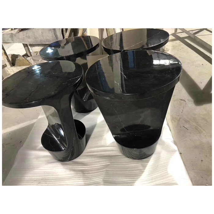 Black Marquina Coffee Table View 4