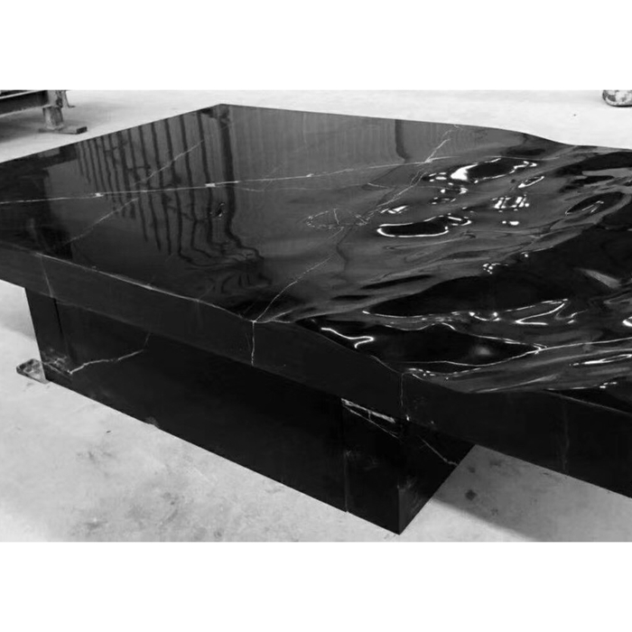 Black Marquina Coffee Table View 5