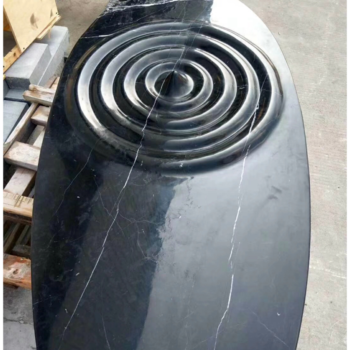 Black Marquina Coffee Table View 7